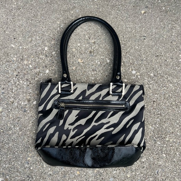 Anne Klein Zebra Animal Print Purse - Picture 4 of 5